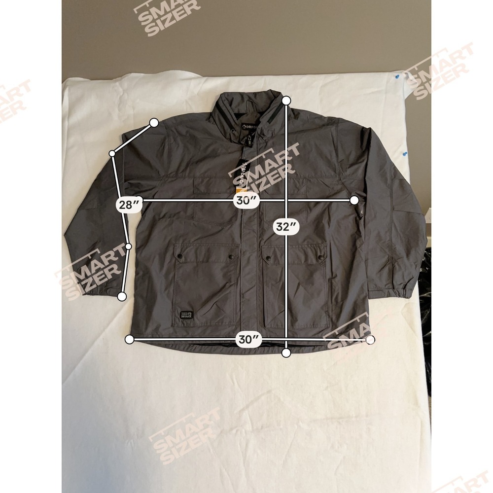 Dri-Duck 5325 Field Jacket Men's 3XL Charcoal Grey Work Utility Coat NWT - Picture 4 of 9